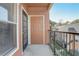Private balcony with door access and view of the community at 5961 Westgate Dr # 2034, Orlando, FL 32835