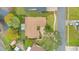 Bird's eye view of home and surrounding landscape at 615 Tuskawilla Point Ln, Winter Springs, FL 32708