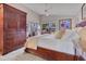 Main bedroom with ample closet space and tranquil view at 615 Tuskawilla Point Ln, Winter Springs, FL 32708