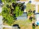 Aerial view of the house showing the roof and surrounding area at 720 Jasmine Ave, Orange City, FL 32763