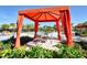 Relaxing cabana with seating near the resort pool at 7530 Oak Spring Ln, Davenport, FL 33837