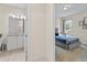 Clean bathroom with a single vanity and toilet at 7783 Westland Dr, Kissimmee, FL 34747