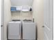 Laundry room with washer and dryer, providing convenient in-house laundry at 7783 Westland Dr, Kissimmee, FL 34747