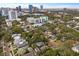 Aerial view of a residential neighborhood showcasing the property's location at 810 E Central Blvd, Orlando, FL 32801
