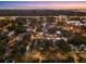 Spectacular aerial view of the neighborhood at night at 810 E Central Blvd, Orlando, FL 32801
