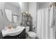 Clean bathroom with a vanity, toilet, and shower at 810 E Central Blvd, Orlando, FL 32801