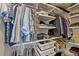 Large walk-in closet with ample shelving and hanging space at 810 E Central Blvd, Orlando, FL 32801