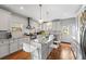 Updated kitchen featuring white shaker cabinets and granite countertops at 810 E Central Blvd, Orlando, FL 32801