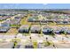 Aerial view of houses with solar panels at 841 Teton St, Haines City, FL 33844