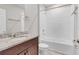 Clean bathroom with granite countertop and bathtub at 841 Teton St, Haines City, FL 33844