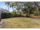 Large fenced backyard, providing ample outdoor space at 1107 Pheasant Cir, Winter Springs, FL 32708