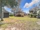 Large backyard, partially fenced at 1119 Pine Ave, Tavares, FL 32778