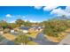 Aerial view of single-Gathering home with solar panels and pool at 1203 Waverly Way, Longwood, FL 32750