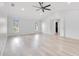 Large bedroom with vaulted ceiling, ceiling fan, and lots of light at 1203 Waverly Way, Longwood, FL 32750