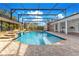 Enclosed rectangular pool with spa and fountain feature at 1203 Waverly Way, Longwood, FL 32750