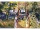 Aerial view of a property with a defined lot line and mature trees at 1222 Golfview St, Orlando, FL 32804