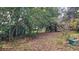 Large backyard with mature trees and a shed at 1425 N Hiawassee Rd, Orlando, FL 32818