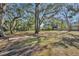 Spacious backyard with mature trees providing shade at 2323 Tuskawilla Rd, Oviedo, FL 32765