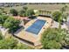 Aerial view of a community tennis court at 305 Silver Maple Rd, Groveland, FL 34736