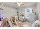 Light and bright bedroom with a playful atmosphere and plenty of storage at 325 Pelham Park Dr, Deland, FL 32720