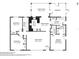 Floor plan showing a 3 bedroom, 2 bathroom home with Gathering room, dining room, kitchen and sunroom at 6616 Nw 60Th St, Ocala, FL 34482