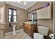 Bathroom with a pedestal sink and wood vanity at 750 S Dudley Ave, Bartow, FL 33830