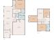 Detailed floor plan showcasing the layout of both floors of the home, including room dimensions at 7525 Azalea Cove Cir, Orlando, FL 32807