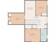 Upstairs floor plan with bedroom, bathroom, sitting room, and hall dimensions at 7525 Azalea Cove Cir, Orlando, FL 32807
