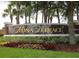 Community entrance sign for the Wona Terrace neighborhood at 10975 Savannah Landing Cir, Orlando, FL 32832