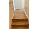 Wood-look laminate staircase leading to the upper level at 10975 Savannah Landing Cir, Orlando, FL 32832