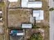 Bird's eye view of property showing house and backyard at 1114 Wyoming Ave, St Cloud, FL 34769