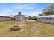 Spacious backyard with fire pit and detached building at 1114 Wyoming Ave, St Cloud, FL 34769