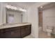 Double vanity bathroom with granite countertop and bathtub at 1200 White Ash Loop, Deland, FL 32720