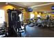 Well-equipped gym with treadmills, elliptical machines, and weight training equipment at 1230 Las Fuentes Dr, Kissimmee, FL 34746