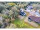 Single story house nestled among lush trees at 1267 Varnado Rd, Groveland, FL 34736