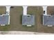 Birds eye view of new construction home's roofline and surrounding area at 15122 Sw 61St Court Rd, Ocala, FL 34473