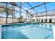 Large screened pool perfect for relaxation at 16143 Palmetto Hill St, Clermont, FL 34714