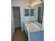 Bathroom with double vanity and a separate shower at 2210 Stonington Ave # 2210, Orlando, FL 32817