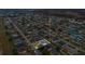 Aerial view of a neighborhood with a highlighted house at 370 Aldershot Ct, Kissimmee, FL 34758