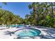 Inviting in-ground hot tub with tropical landscaping at 3721 S Lake Orlando Pkwy # 2, Orlando, FL 32808