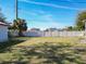 Spacious backyard with a view of the neighborhood at 4400 Southmore Dr, Orlando, FL 32812