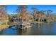 Private boat dock with covered area perfect for lake access at 491 Carolyn Dr, Oviedo, FL 32765