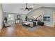 Main bedroom with high ceilings and a ceiling fan at 491 Carolyn Dr, Oviedo, FL 32765