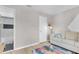 Multi-purpose room with a comfortable couch and a workspace at 7729 Country Pl, Winter Park, FL 32792