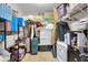 Organized storage closet with shelving and hanging space at 7729 Country Pl, Winter Park, FL 32792