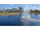 Serene pond with fountain in a community park setting at 820 Spring Oak Cir, Orlando, FL 32828