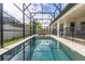 Inviting screened pool with ample deck space at 8361 Ludington Cir, Orlando, FL 32836