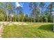 This spacious backyard features a well-maintained lawn and border of dense trees at 9095 Sw 125Th Ter, Dunnellon, FL 34432