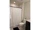 Clean bathroom with shower/tub combo and granite vanity at 1100 Pavia Dr, Apopka, FL 32703