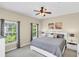 Spacious bedroom with king-size bed and plenty of natural light at 1407 Chatfield Pl, Orlando, FL 32814